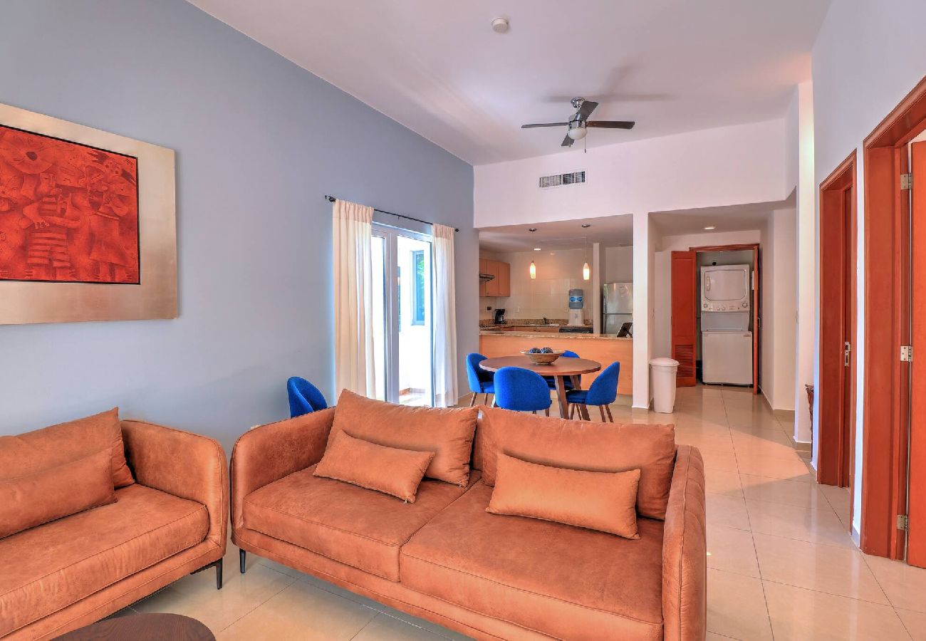 Departamento en Playa del Carmen - P101. Palmar del Sol 2Rec Vista a la calle.