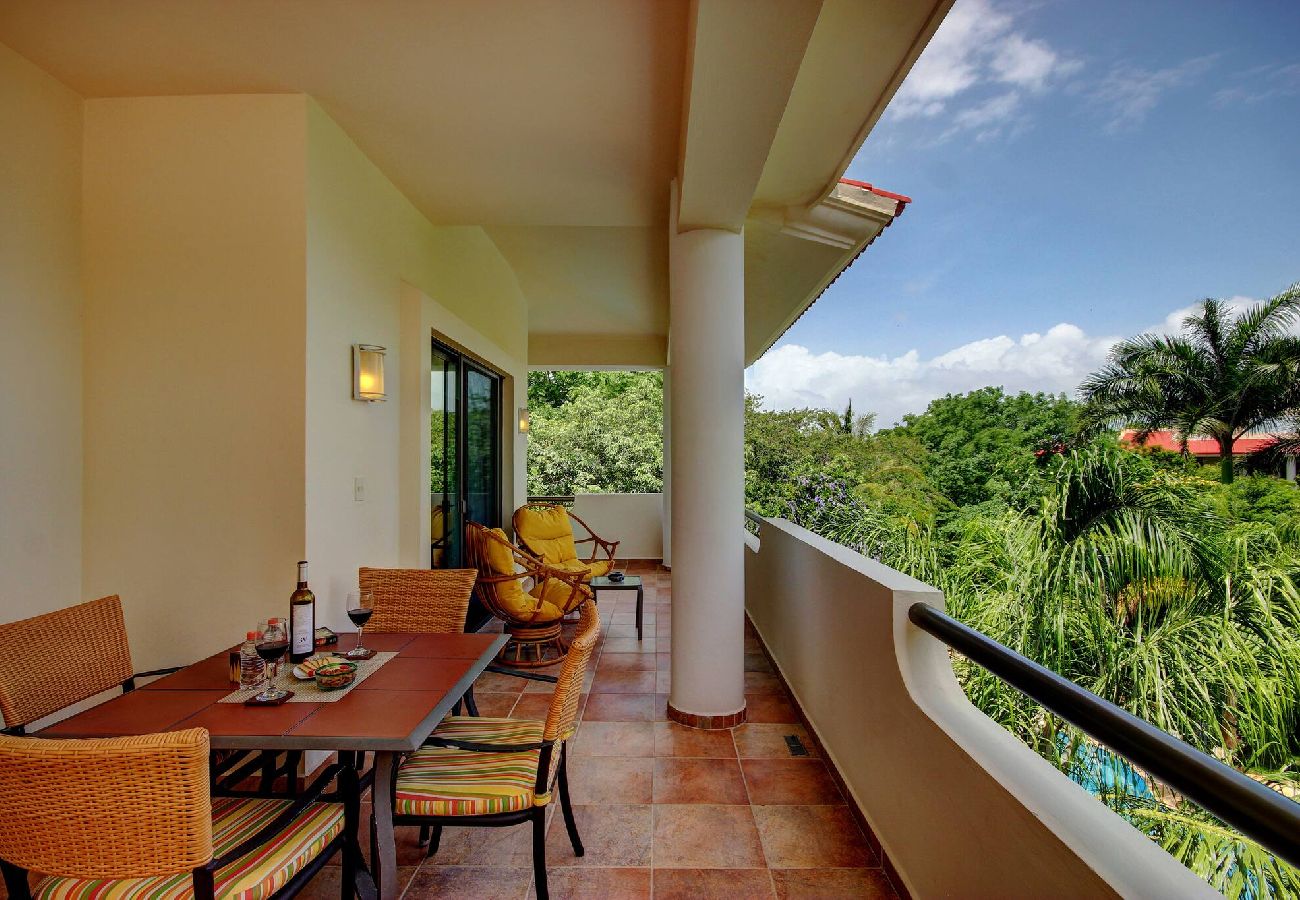 Apartahotel en Playa del Carmen - P308. Palmar del Sol Penthouse 2Rec Vista Jardin.