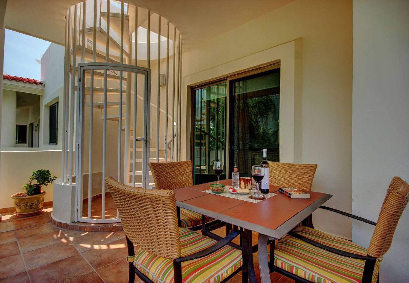 Apartahotel en Playa del Carmen - P308. Palmar del Sol Penthouse 2Rec Vista Jardin.