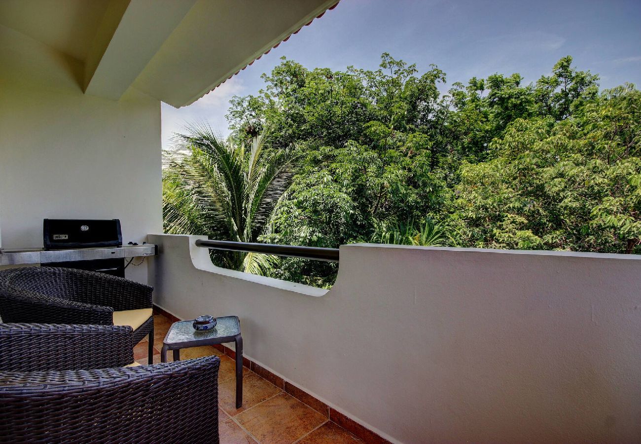 Apartahotel en Playa del Carmen - P308. Palmar del Sol Penthouse 2Rec Vista Jardin.