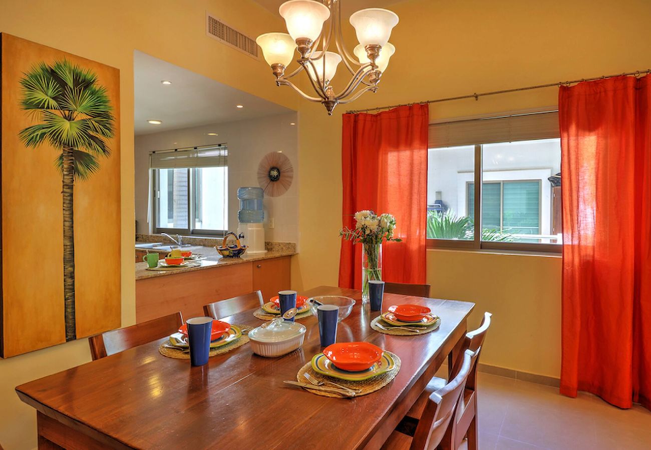 Departamento en Playa del Carmen - P202. Palmar del Sol 2Rec Vista Jardin.