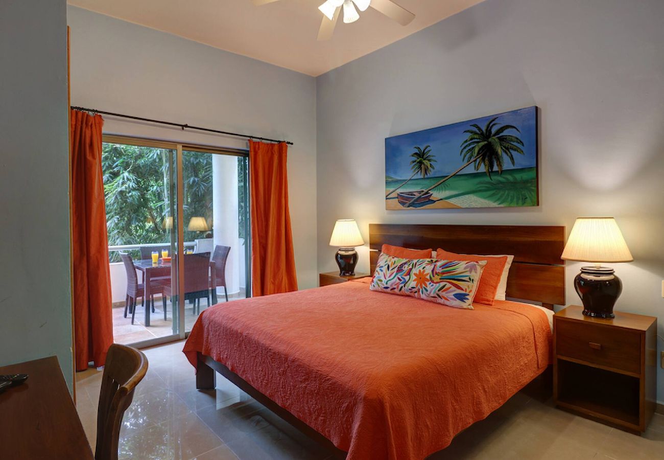 Departamento en Playa del Carmen - P202. Palmar del Sol 2Rec Vista Jardin.