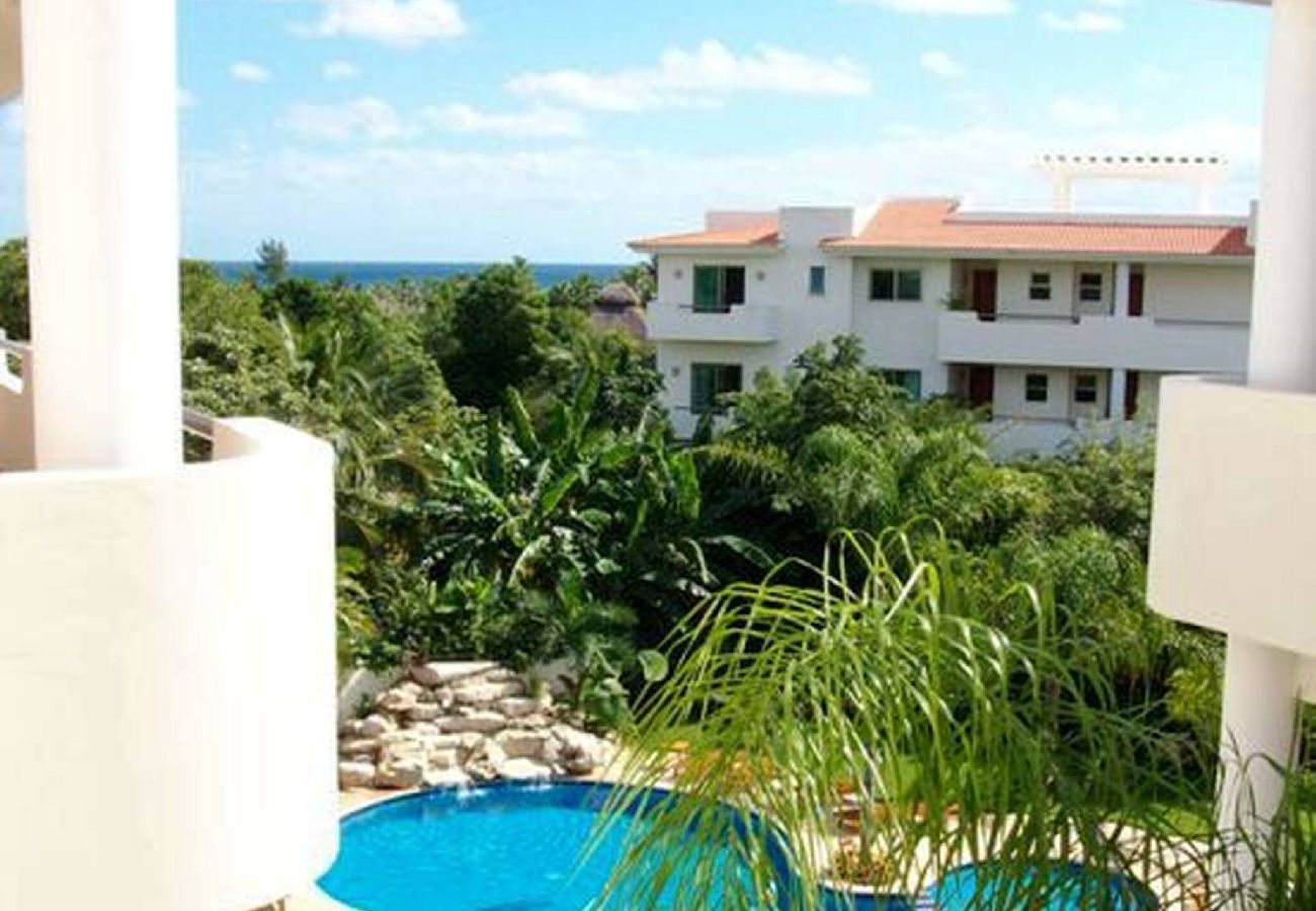 Departamento en Playa del Carmen - P306. Palmar del Sol Penthouse 2Rec Vista Interior
