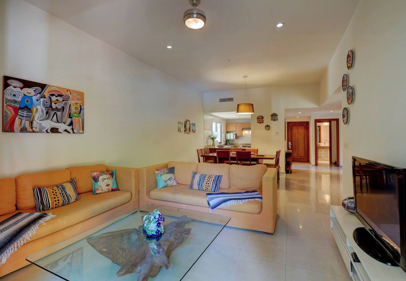 Departamento en Playa del Carmen - P103. Palmar del Sol 2Rec Vista Jardin.