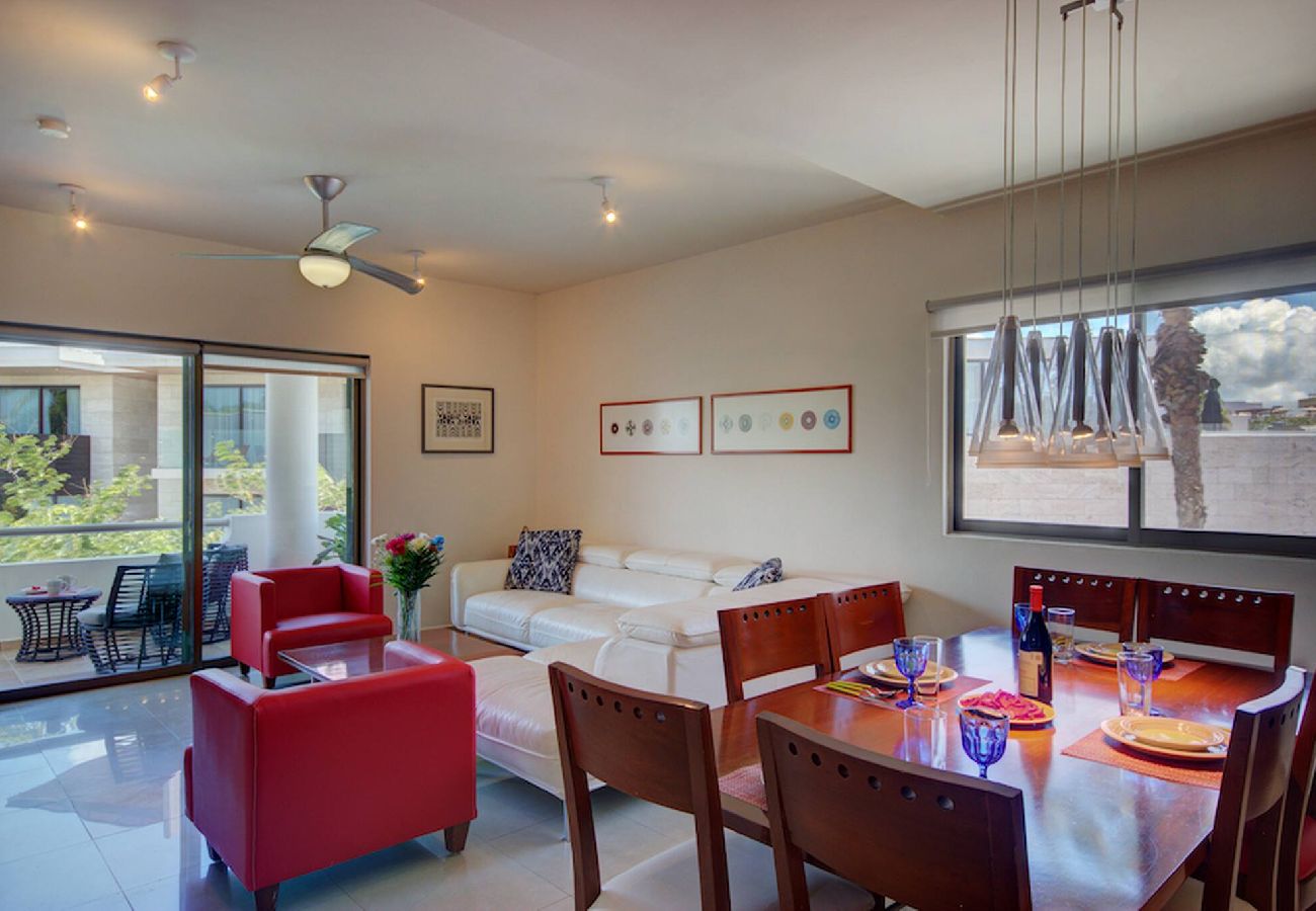 Departamento en Playa del Carmen - P301. Palmar del Sol Penthouse 3Rec Vista Calle.