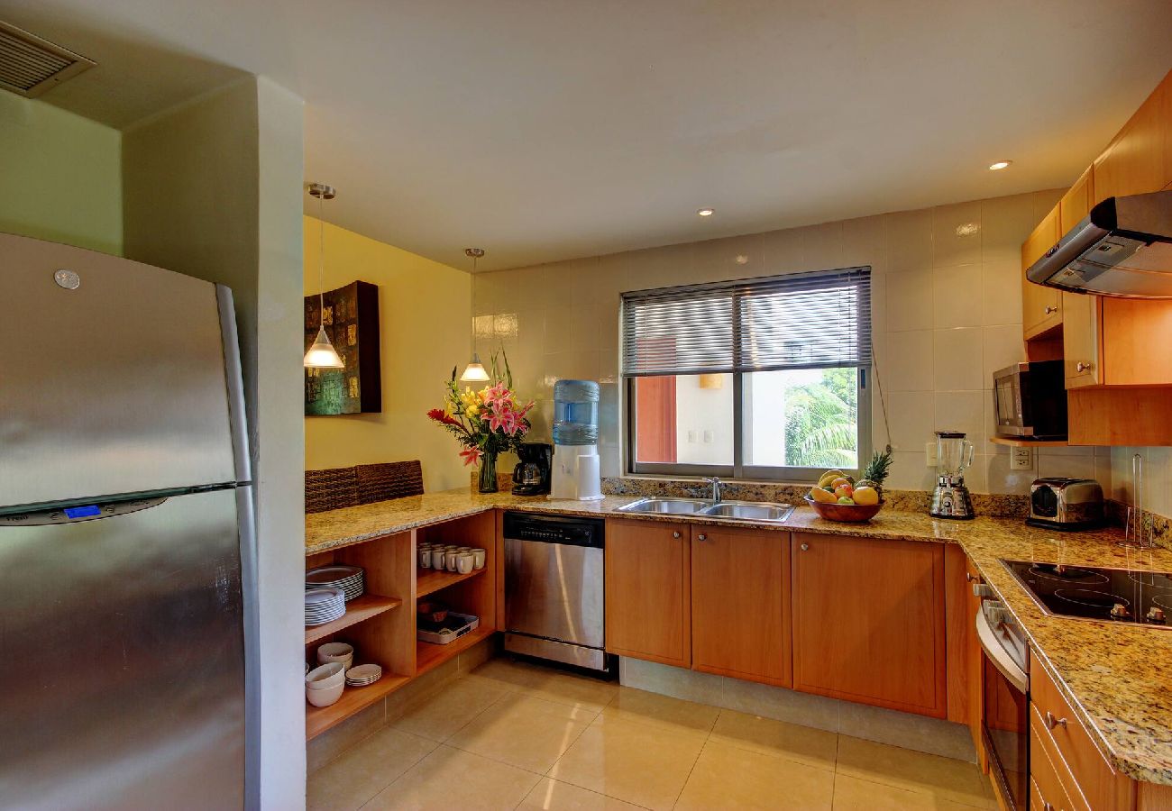 Departamento en Playa del Carmen - P203. Palmar del Sol 2Rec Vista Jardin.