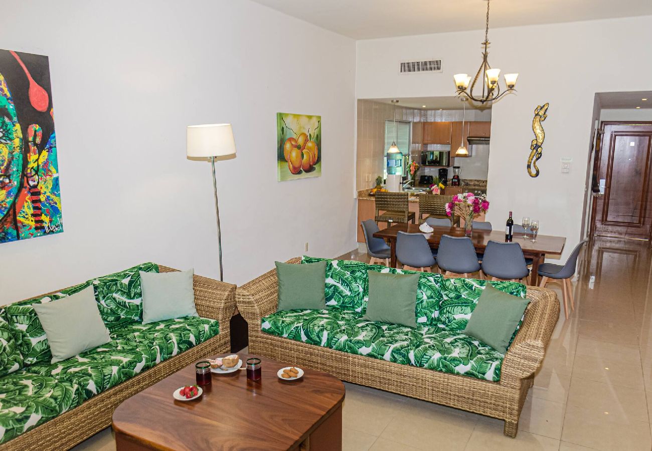 Departamento en Playa del Carmen - P203. Palmar del Sol 2Rec Vista Jardin.