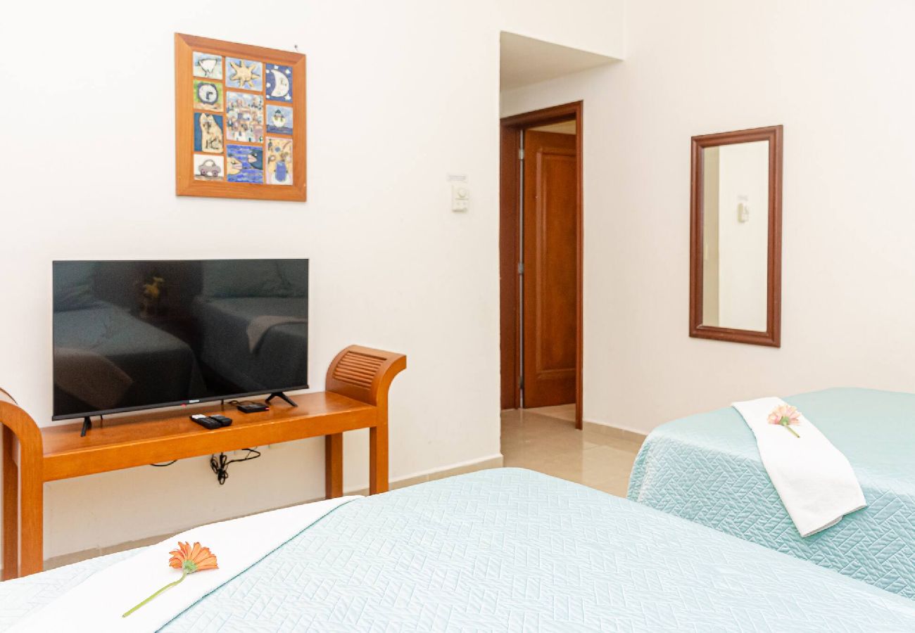 Departamento en Playa del Carmen - P203. Palmar del Sol 2Rec Vista Jardin.