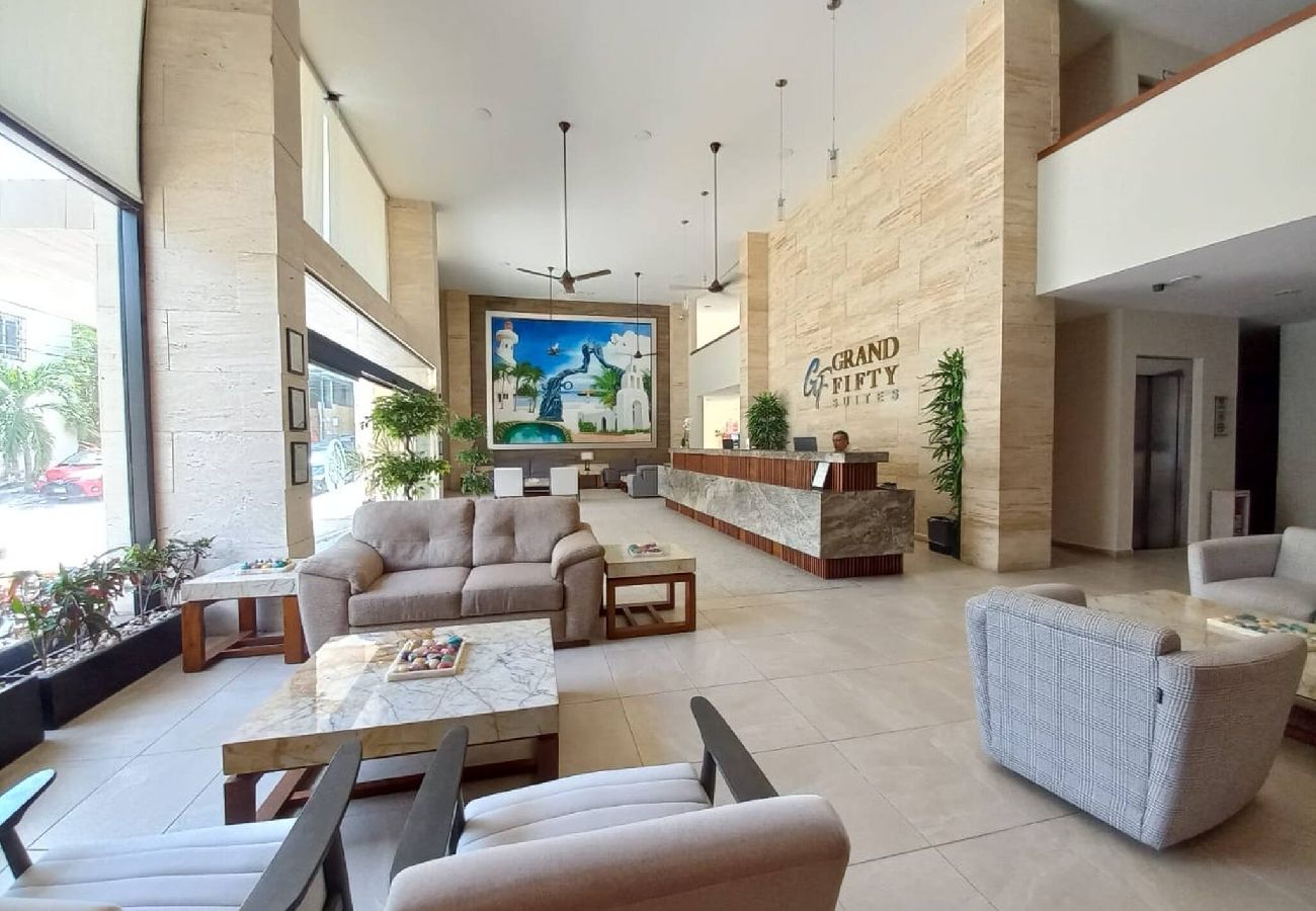 Estudio en Playa del Carmen - GR50. Studio Grand Fifty Suites.
