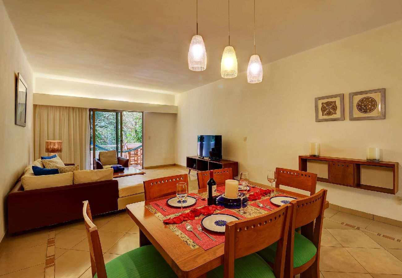 Apartahotel en Playa del Carmen - R102. Riviera Maya Suites 2Rec Vista Jardin.