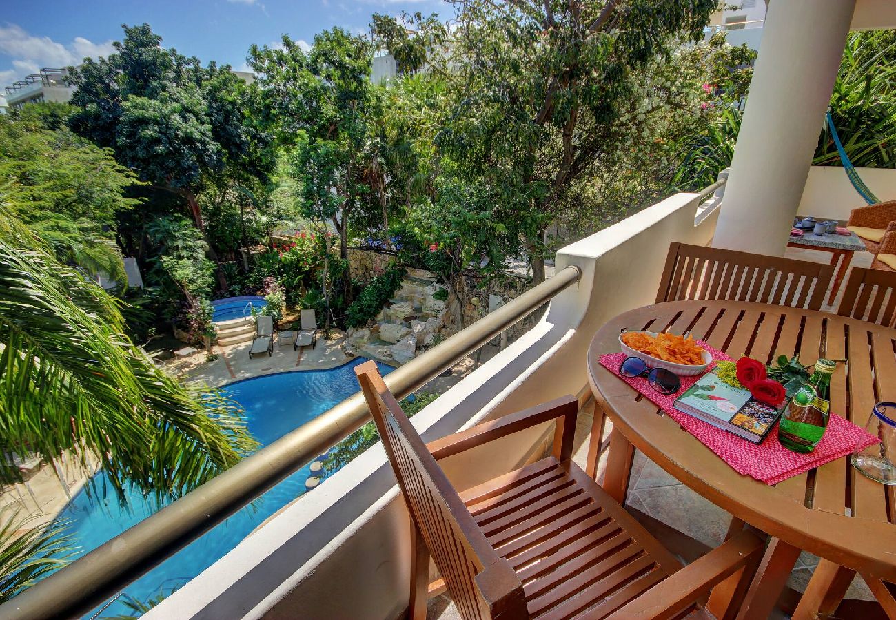 Departamento en Playa del Carmen - R301. Riviera Maya Suites 3Rec Vista Jardin.