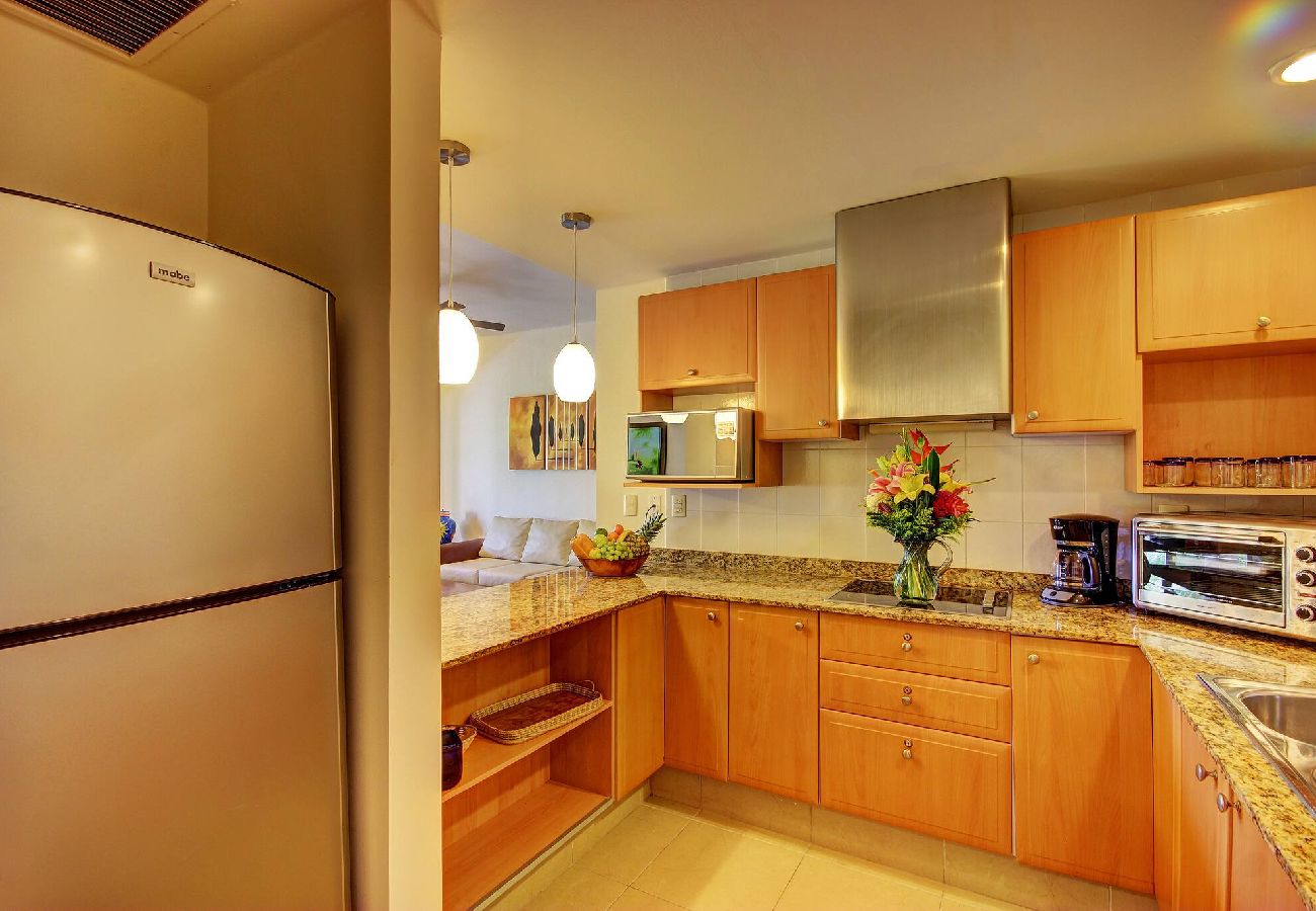 Departamento en Playa del Carmen - R301. Riviera Maya Suites 3Rec Vista Jardin.