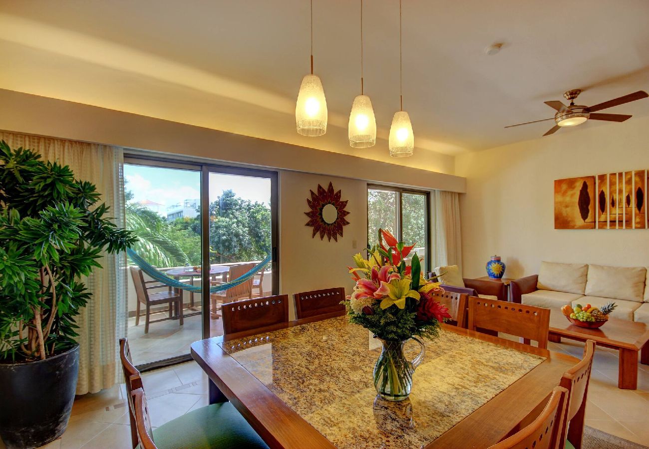 Departamento en Playa del Carmen - R301. Riviera Maya Suites 3Rec Vista Jardin.