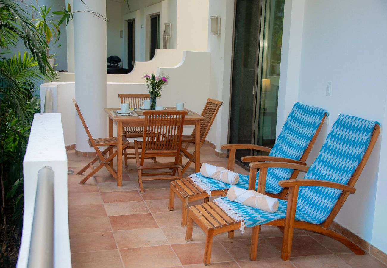Apartahotel en Playa del Carmen - P102. Palmar del sol 1Rec Vista Jardin. 