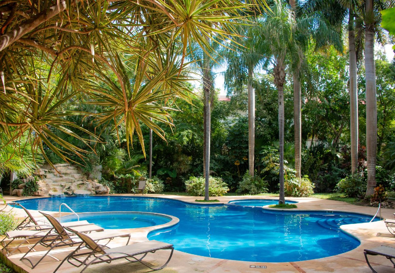 Apartahotel en Playa del Carmen - P102. Palmar del sol 1Rec Vista Jardin. 