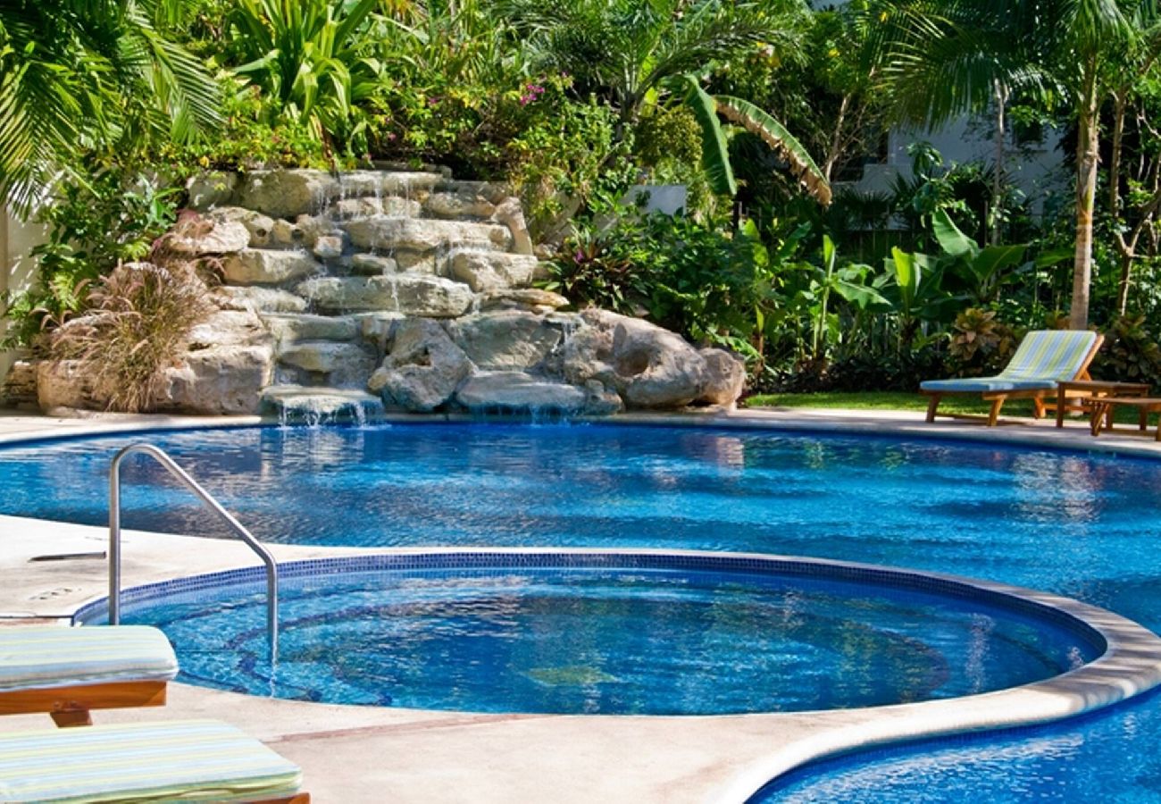 Condohotel in Playa del Carmen - P308. Palmar del Sol Penthouse 2Rec Vista Jardin.