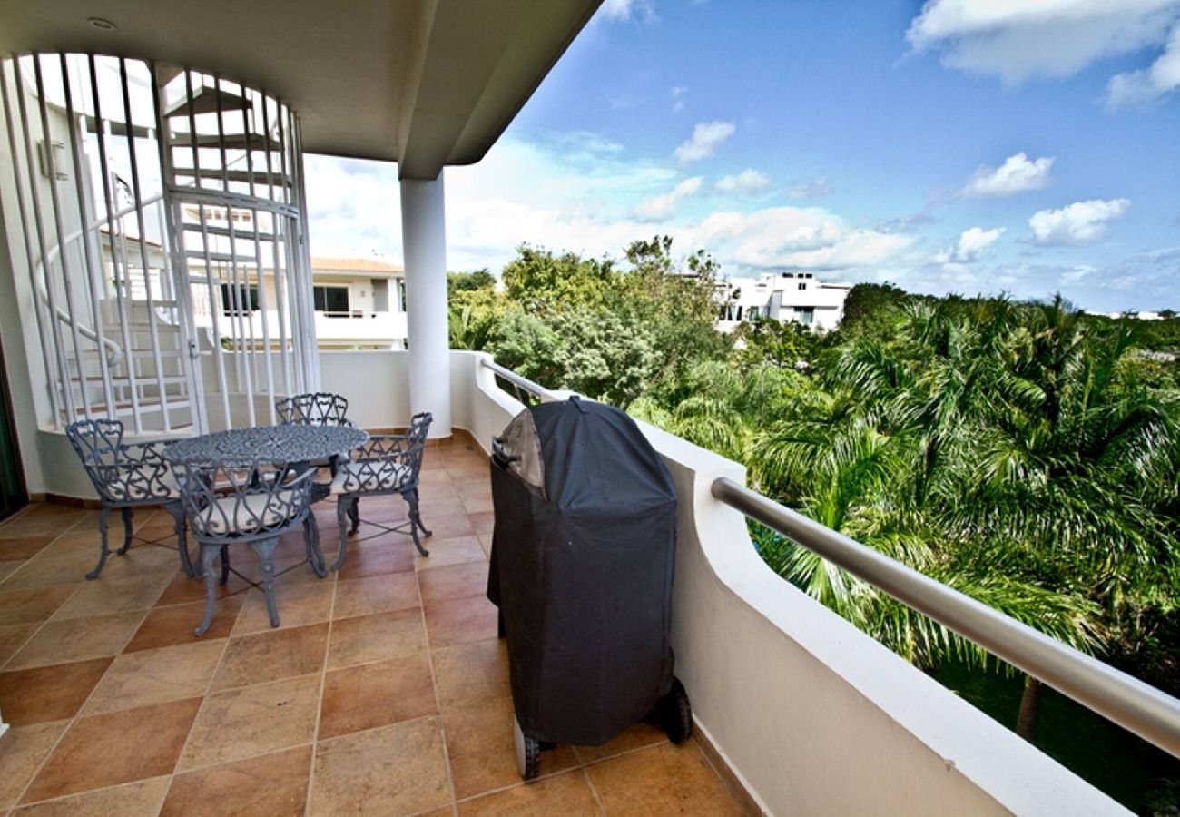 Apartment in Playa del Carmen - P304. Palmar del Sol Penthouse 3Rec Vista Jardin.
