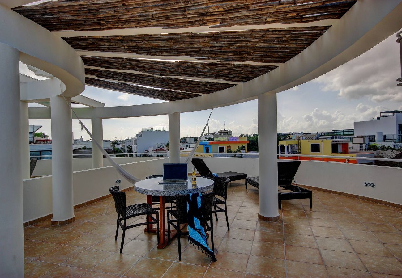 Apartment in Playa del Carmen - P305. Palmar del Sol Penthouse 2Rec Vista 5ta Ave.
