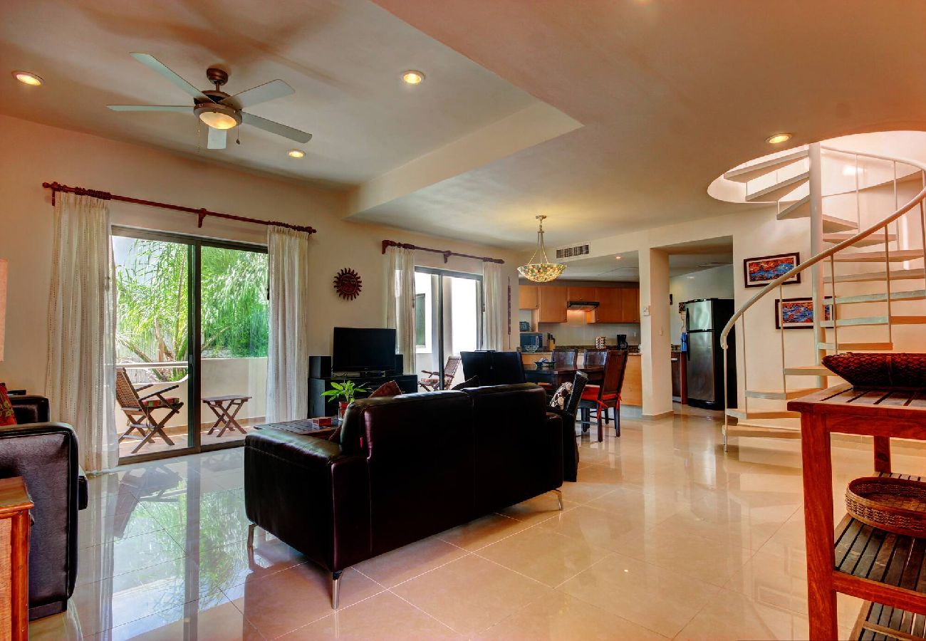 Apartment in Playa del Carmen - P306. Palmar del Sol Penthouse 2Rec Vista Interior