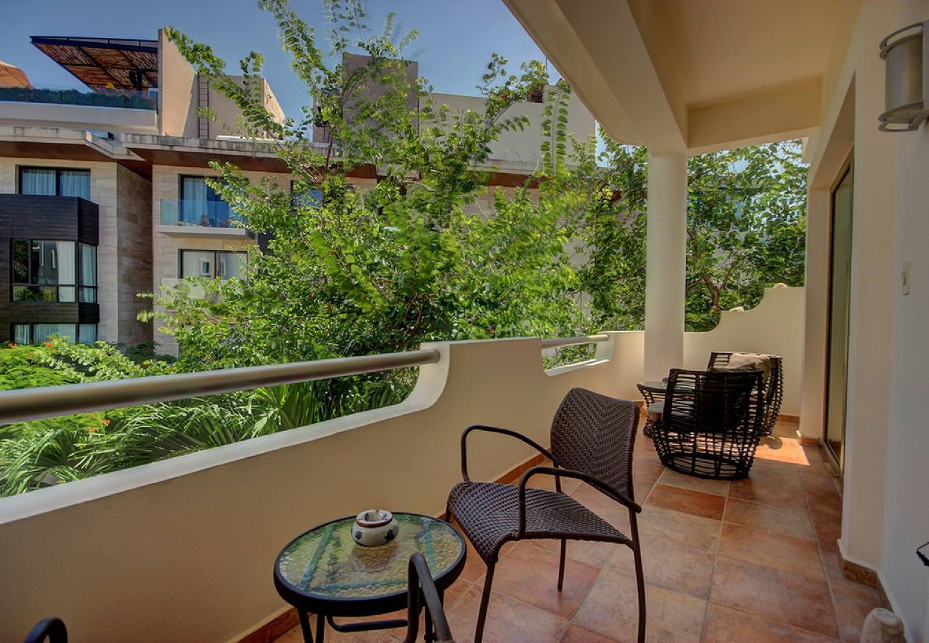 Apartment in Playa del Carmen - P301. Palmar del Sol Penthouse 3Rec Vista Calle.