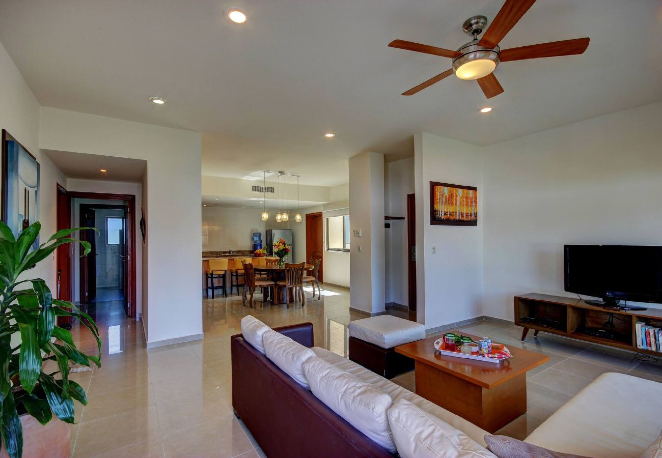 Apartment in Playa del Carmen - P307. Palmar del Sol Penthouse 2Rec Vista 5ta Ave.