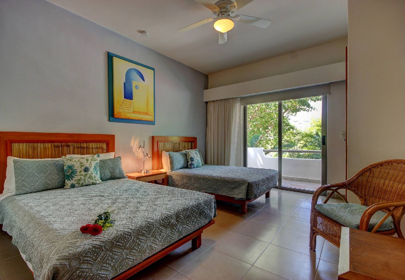 Apartment in Playa del Carmen - R301. Riviera Maya Suites 3Rec Vista Jardin.