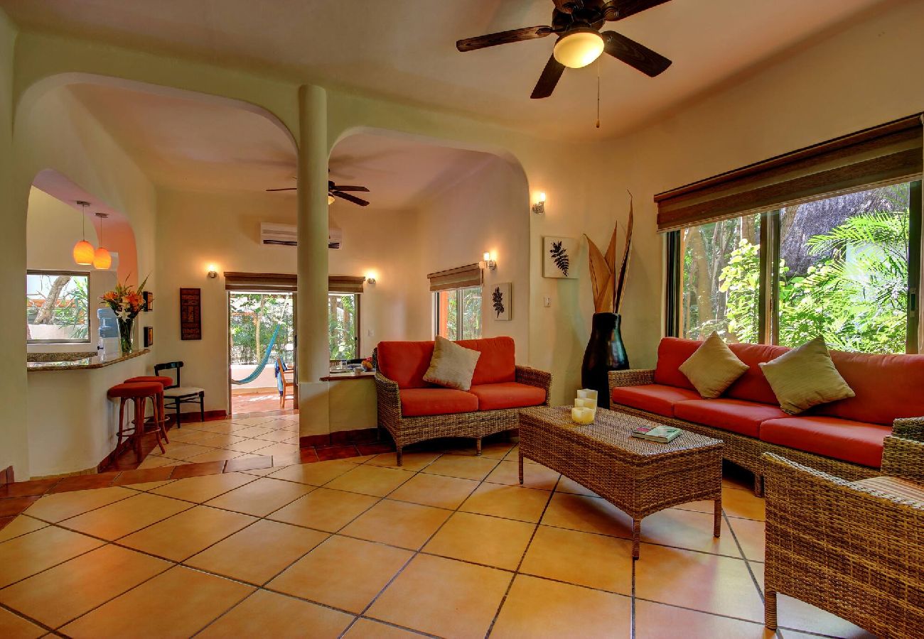 House in Playa del Carmen - GV. Casa Villa  4Rec Vista Jardin