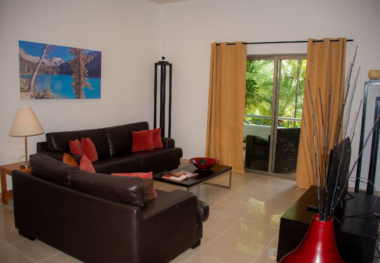 Condohotel in Playa del Carmen - P102. Palmar del sol 1Rec Vista Jardin. 