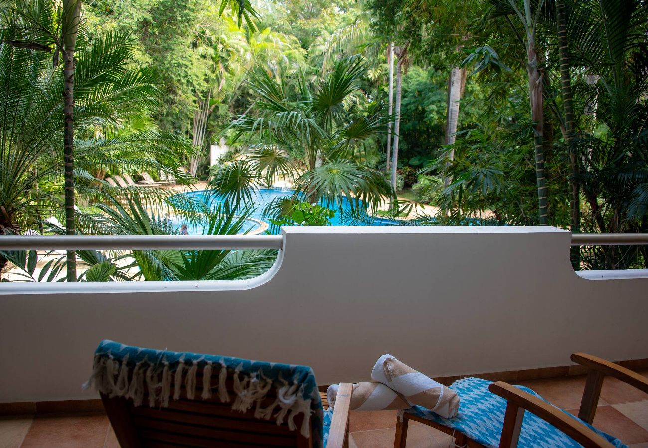 Condohotel in Playa del Carmen - P102. Palmar del sol 1Rec Vista Jardin. 